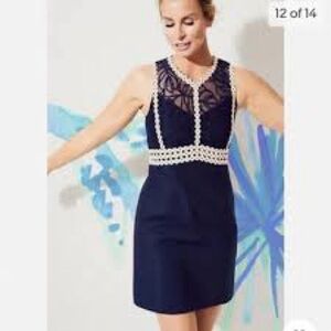 Lilly Pulitzer- size 8- Leigh Stretch Sheath Dredd